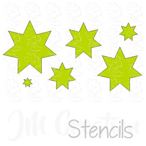 Sternenset - Stencil DIN lang